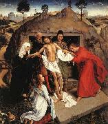 WEYDEN, Rogier van der Entombment of Christ oil painting reproduction